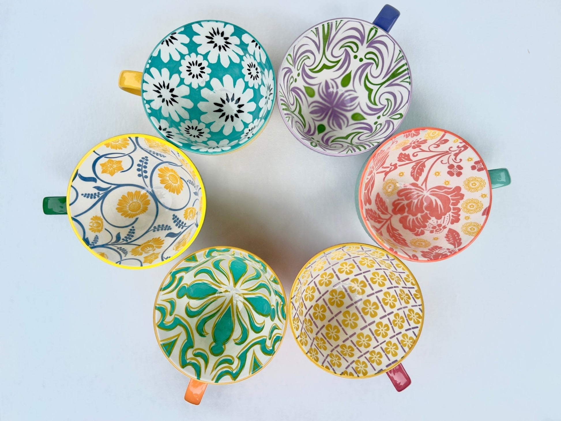 Colorful Patterned Mug - A Bushel & A Peck