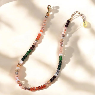 Coral Natural Stone Necklace - A Bushel & A Peck