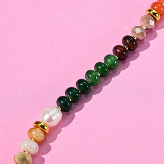 Coral Natural Stone Necklace - A Bushel & A Peck