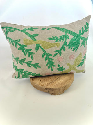 Cotton Chambray Lumbar Pillow - A Bushel & A Peck