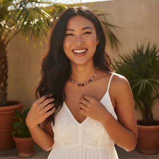 Crimson Muse Necklace - A Bushel & A Peck