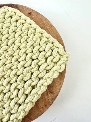 Crochet Pot Holder - A Bushel & A Peck