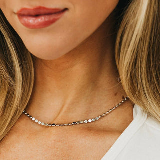 Dakota Disc Chain Necklace - WATERPROOF: Gold - A Bushel & A Peck