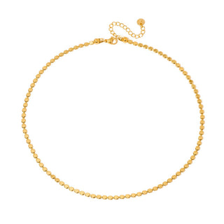 Dakota Disc Chain Necklace - WATERPROOF: Gold - A Bushel & A Peck