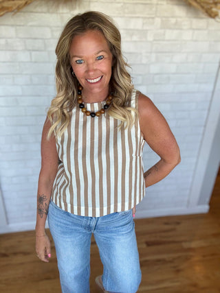 Della Striped Top - A Bushel & A Peck