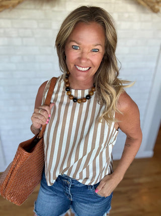 Della Striped Top - A Bushel & A Peck