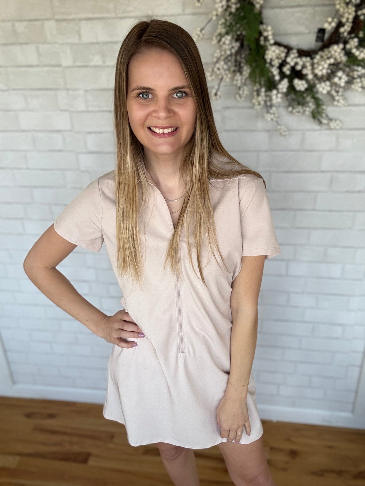 Delta Dress - Almond - A Bushel & A Peck
