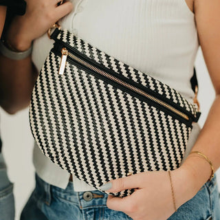 Diagonal Woven Westyln Bum Bag - A Bushel & A Peck