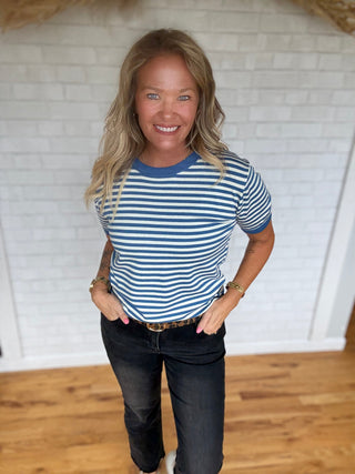 Dorthy Denim Top - A Bushel & A Peck