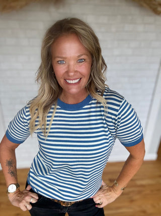 Dorthy Denim Top - A Bushel & A Peck