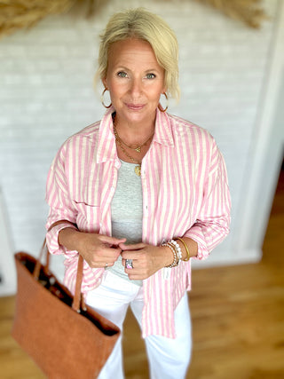 Eden Shirt - Rose - A Bushel & A Peck