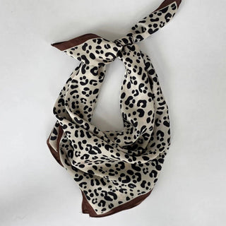 Edna Animal Print Square Scarf - A Bushel & A Peck