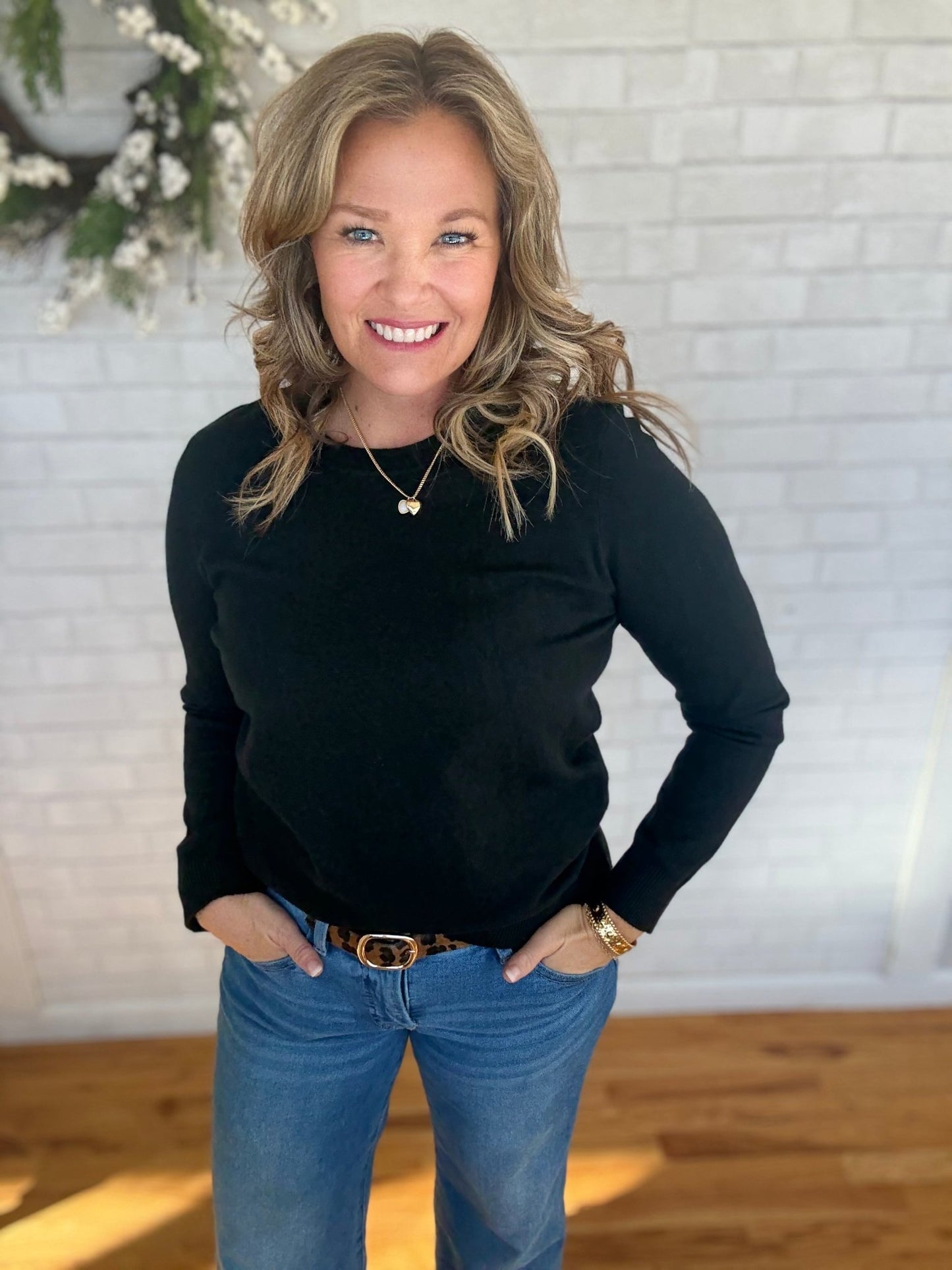 Ella Sweater - Black - A Bushel & A Peck