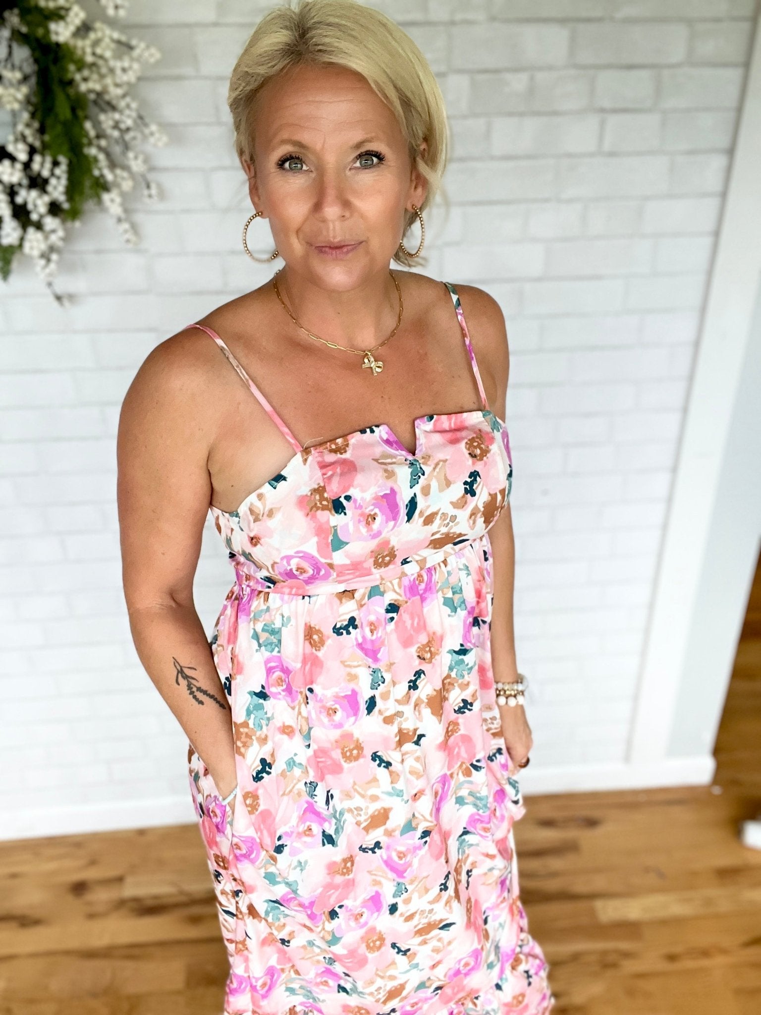 Floral Maxi Dress - A Bushel & A Peck
