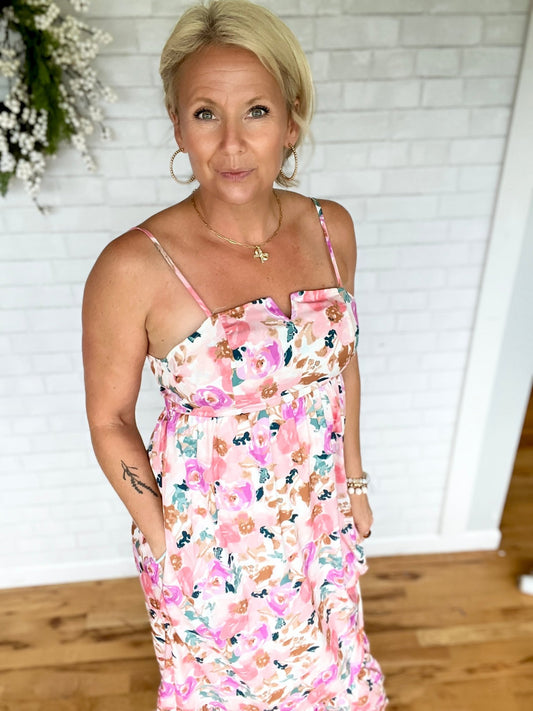 Floral Maxi Dress - A Bushel & A Peck