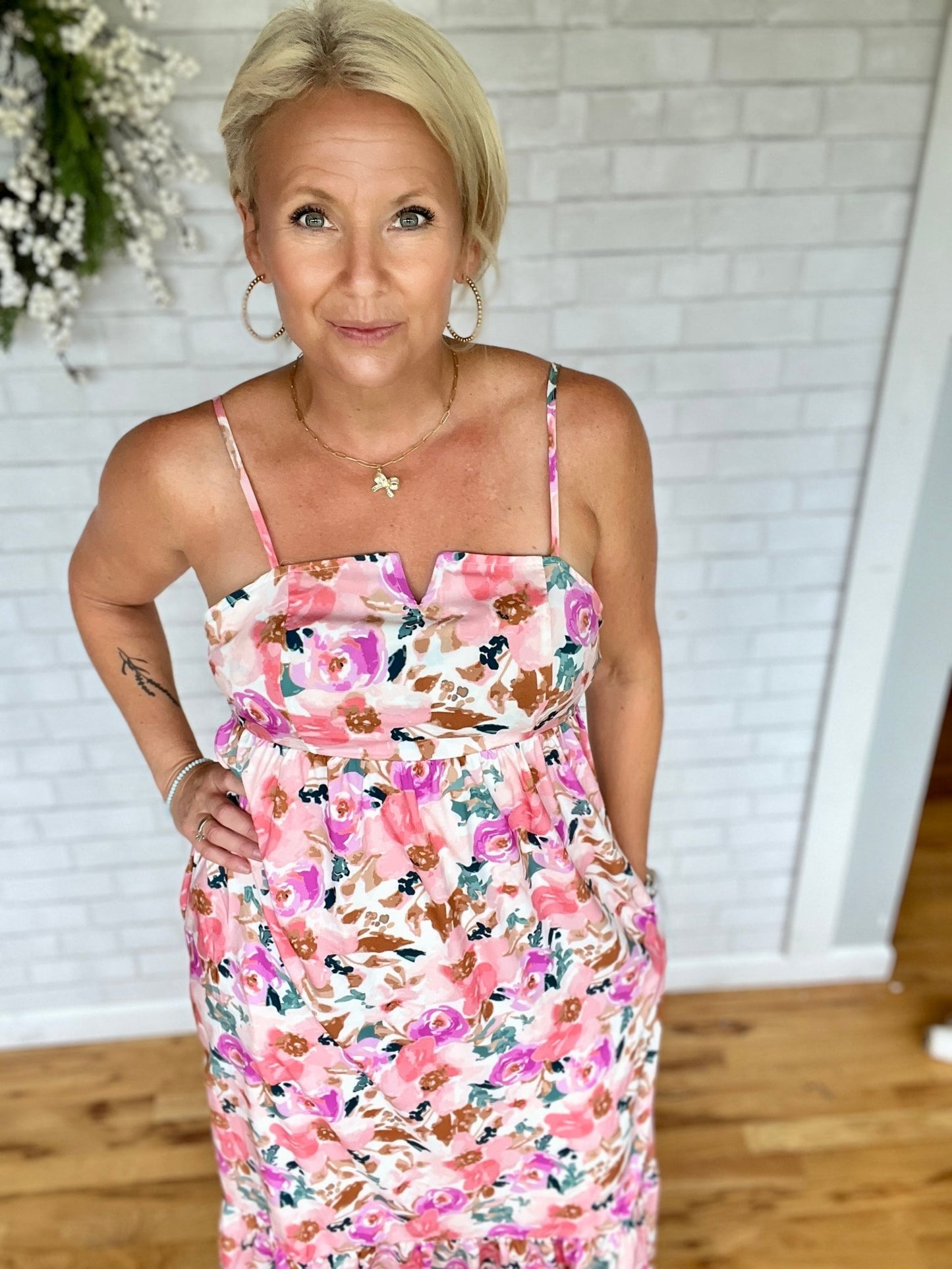Floral Maxi Dress - A Bushel & A Peck