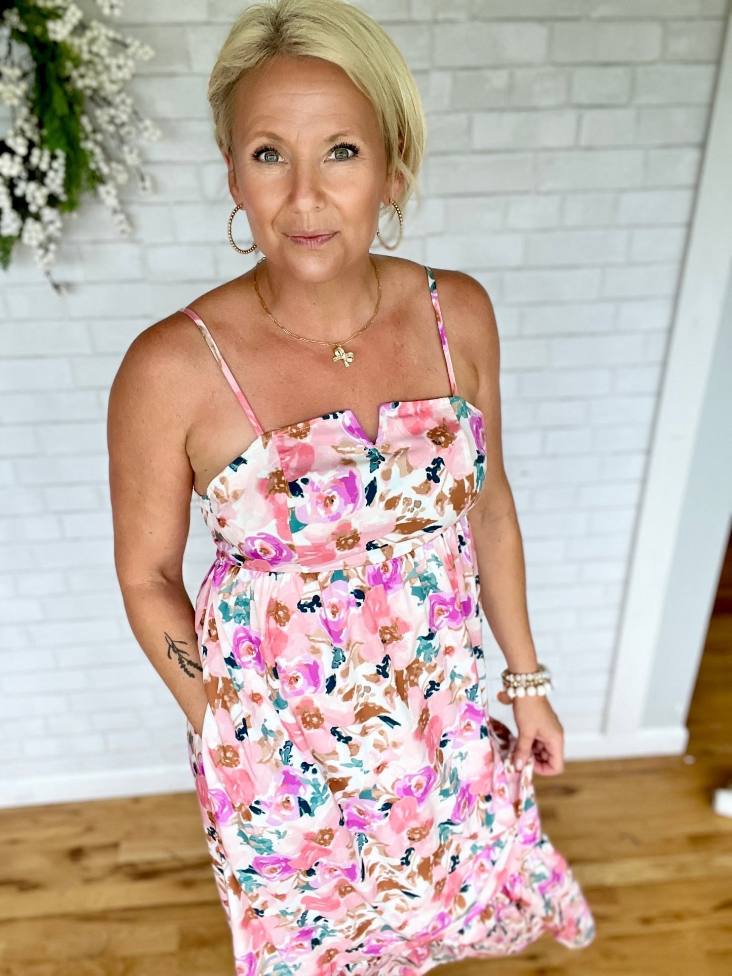 Floral Maxi Dress - A Bushel & A Peck