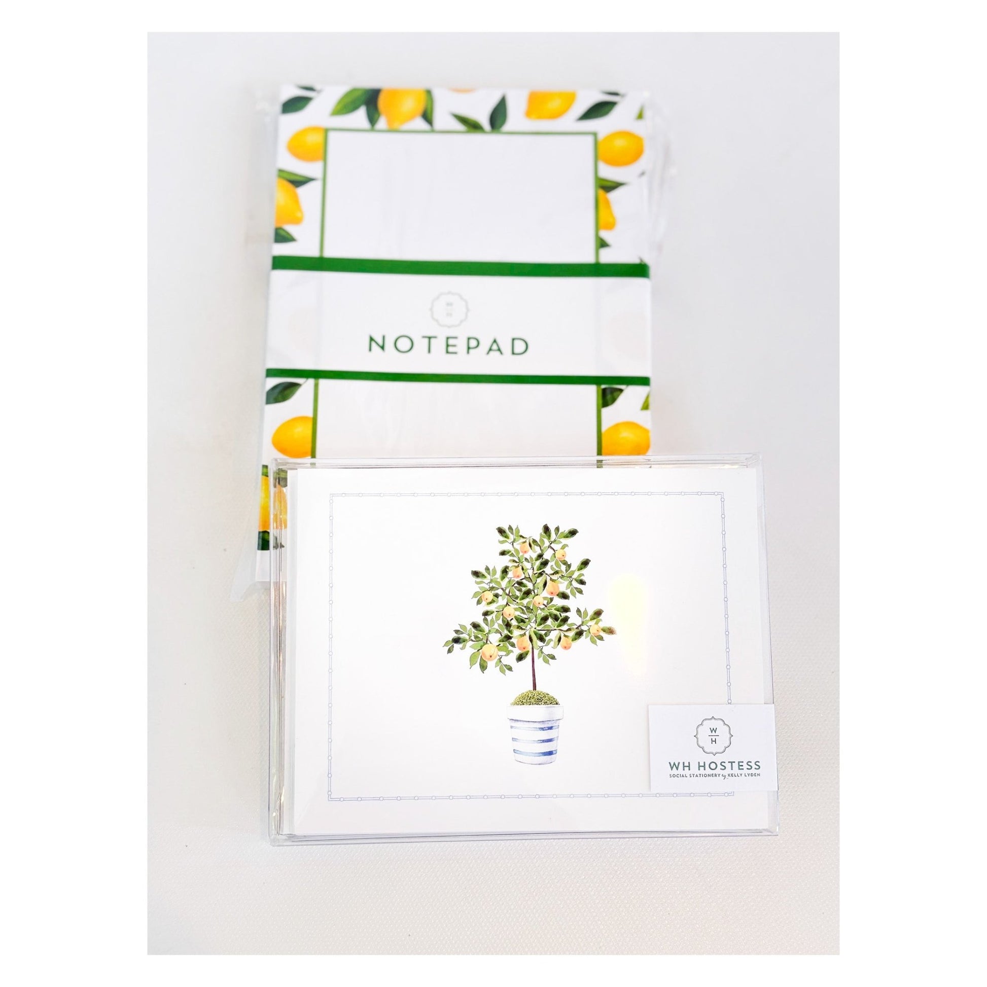 Folded Notecards Lemon Tree - A Bushel & A Peck