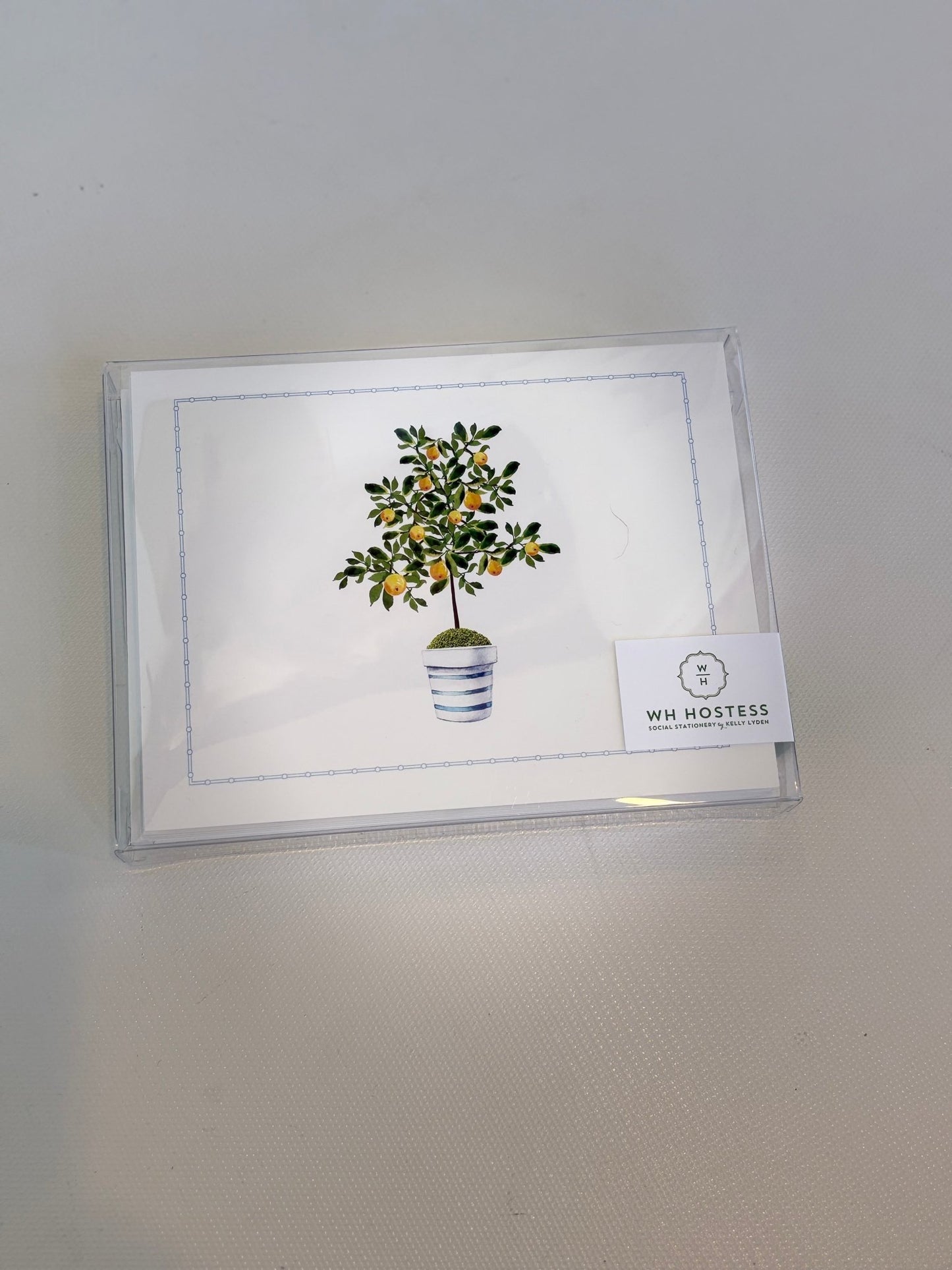 Folded Notecards Lemon Tree - A Bushel & A Peck