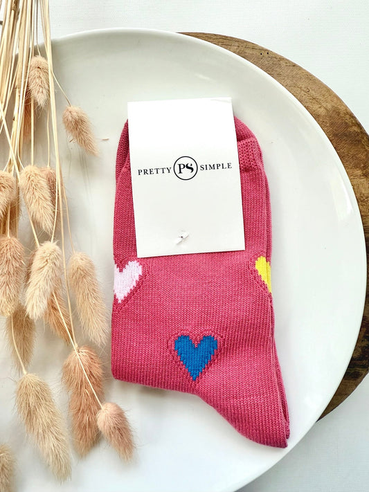 Forever and Always Heart Socks - A Bushel & A Peck