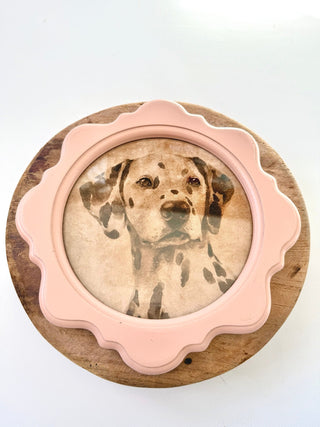 Framed Dog Image - A Bushel & A Peck