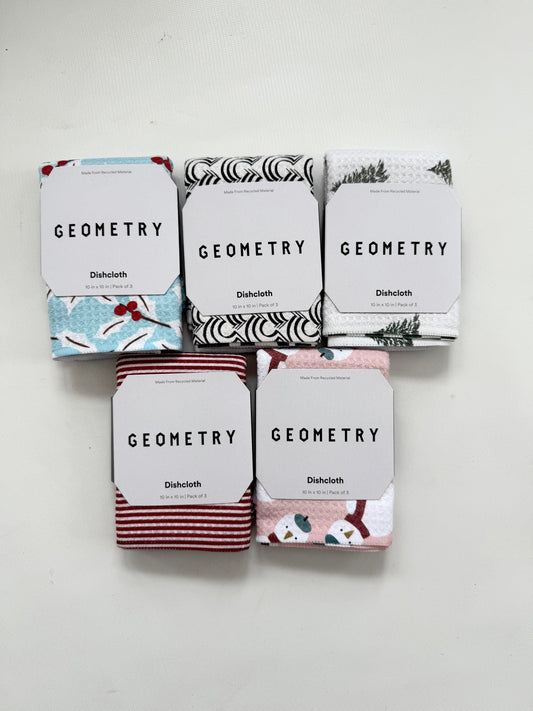 Geometry Dishcloth Set - A Bushel & A Peck
