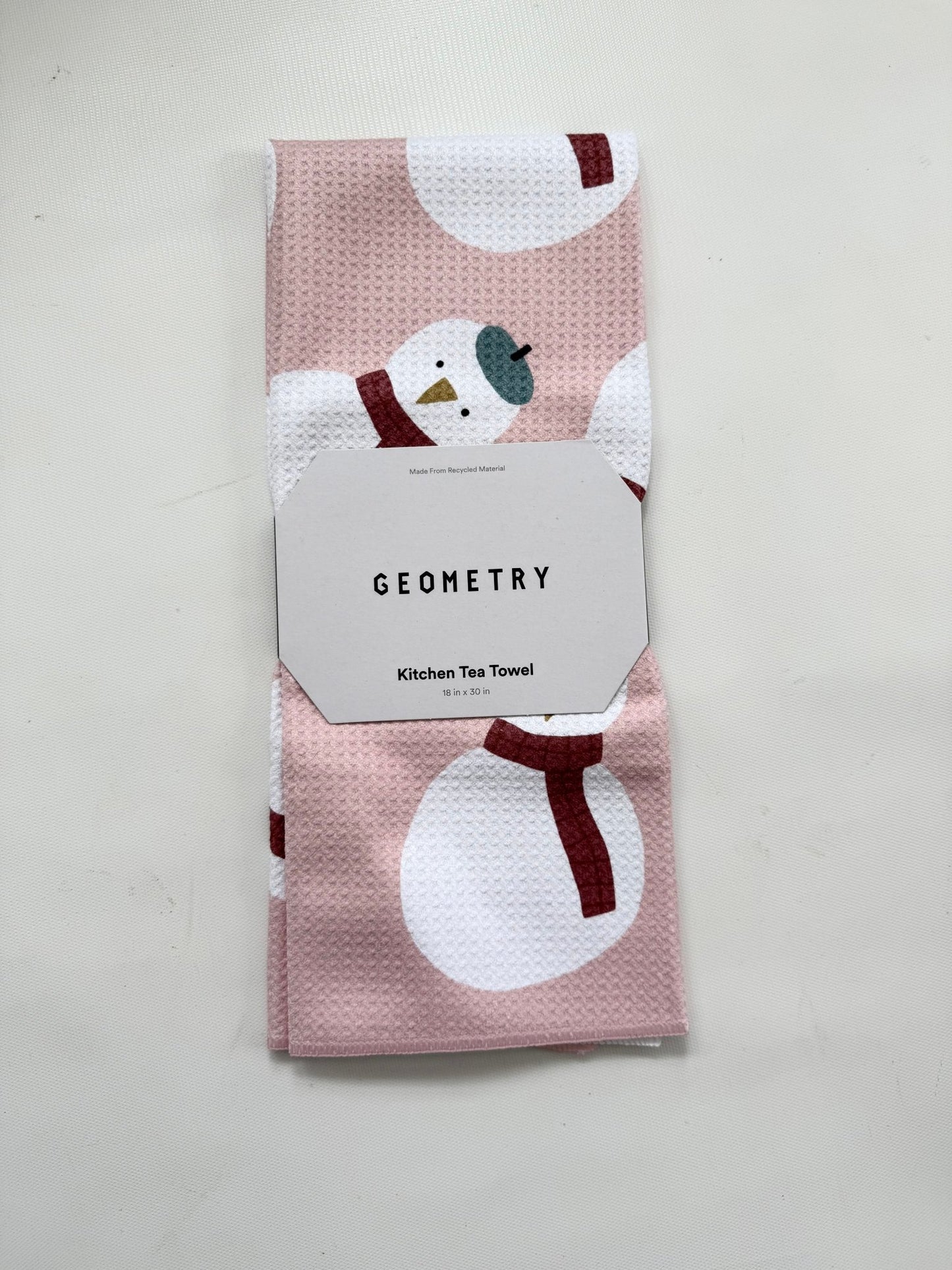 Geometry Tea Towel - Winter - A Bushel & A Peck