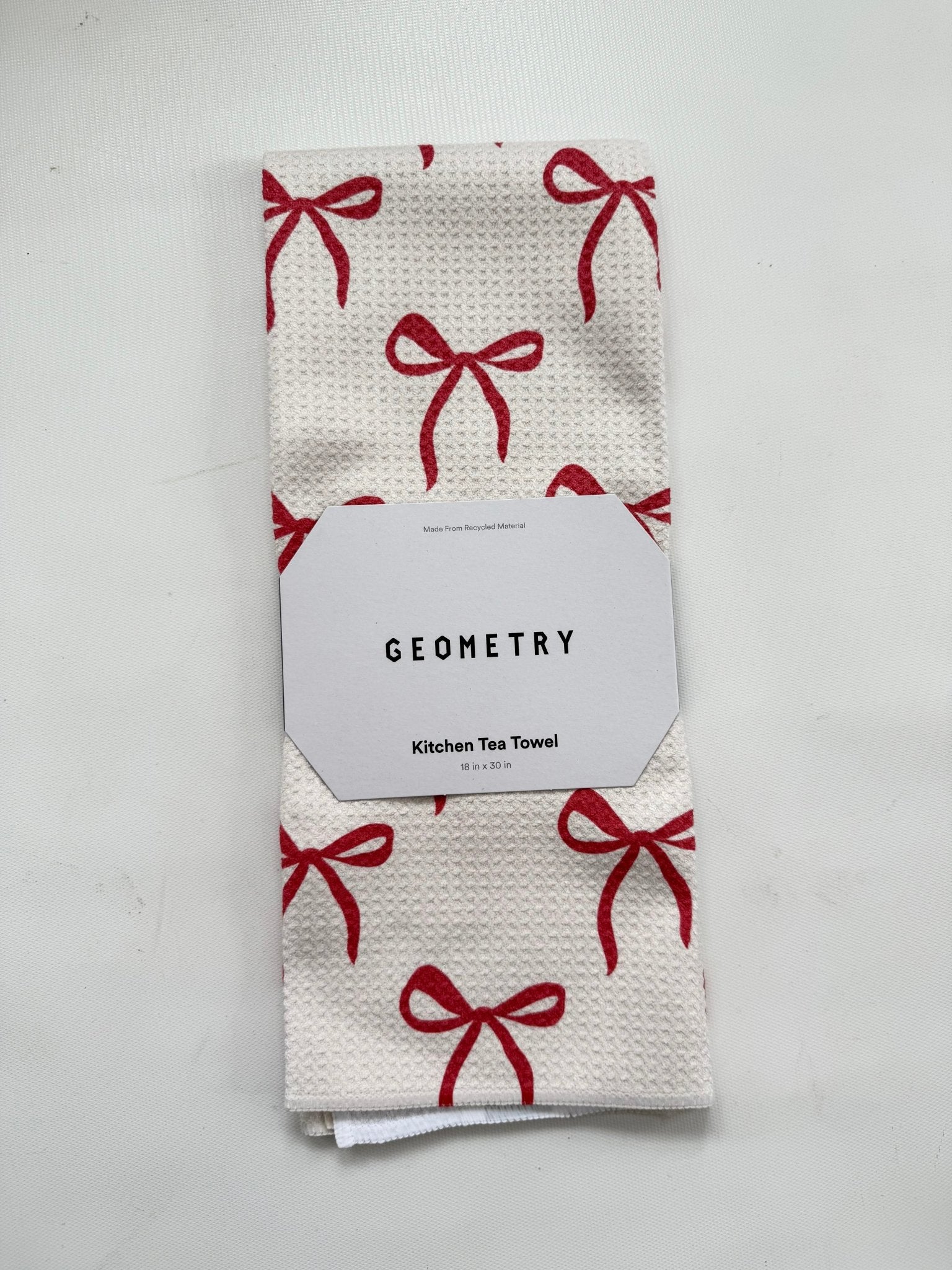 Geometry Tea Towel - Winter - A Bushel & A Peck