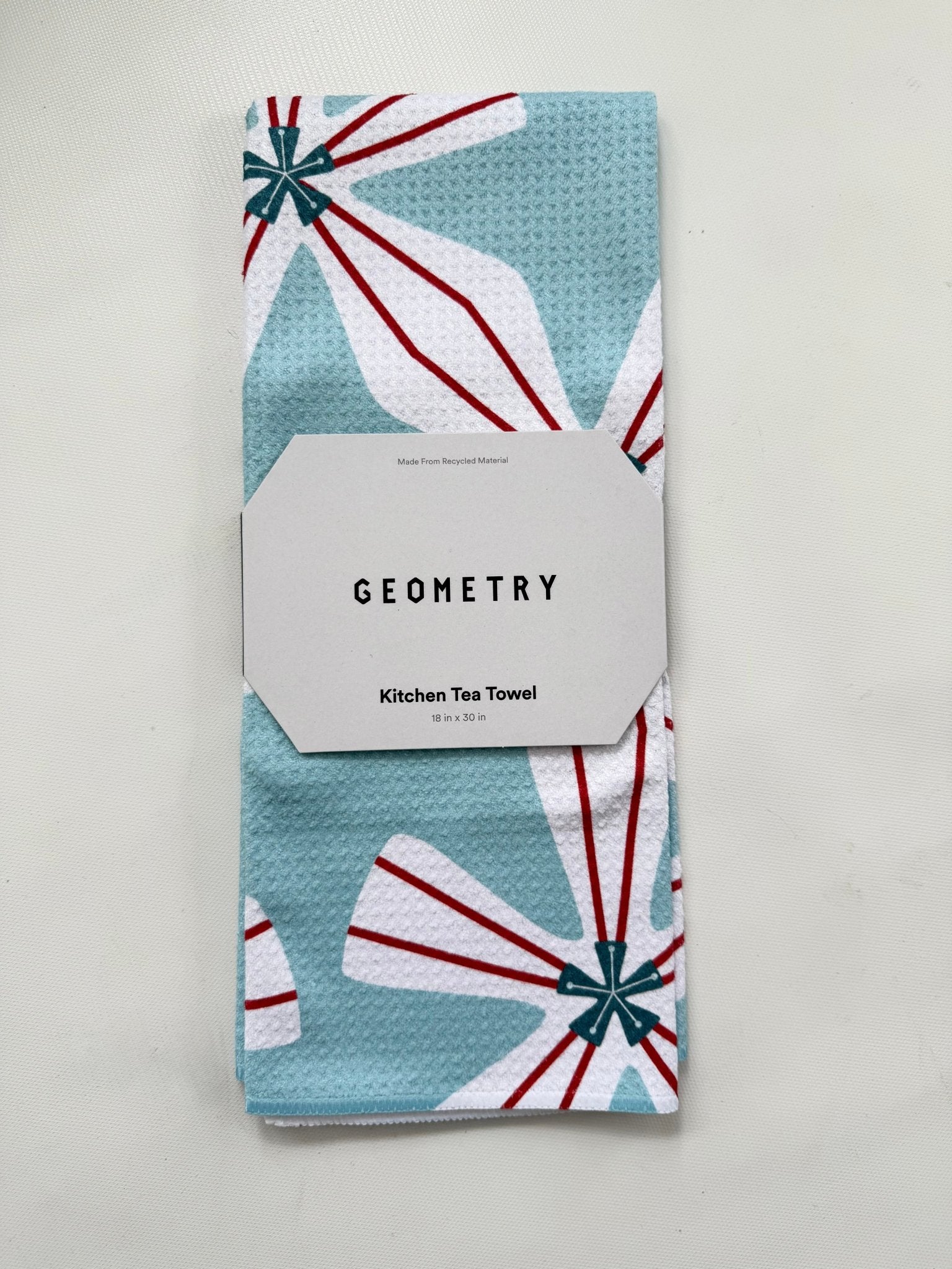 Geometry Tea Towel - Winter - A Bushel & A Peck