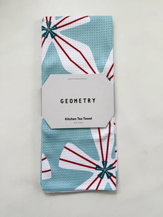 Geometry Tea Towel - Winter - A Bushel & A Peck