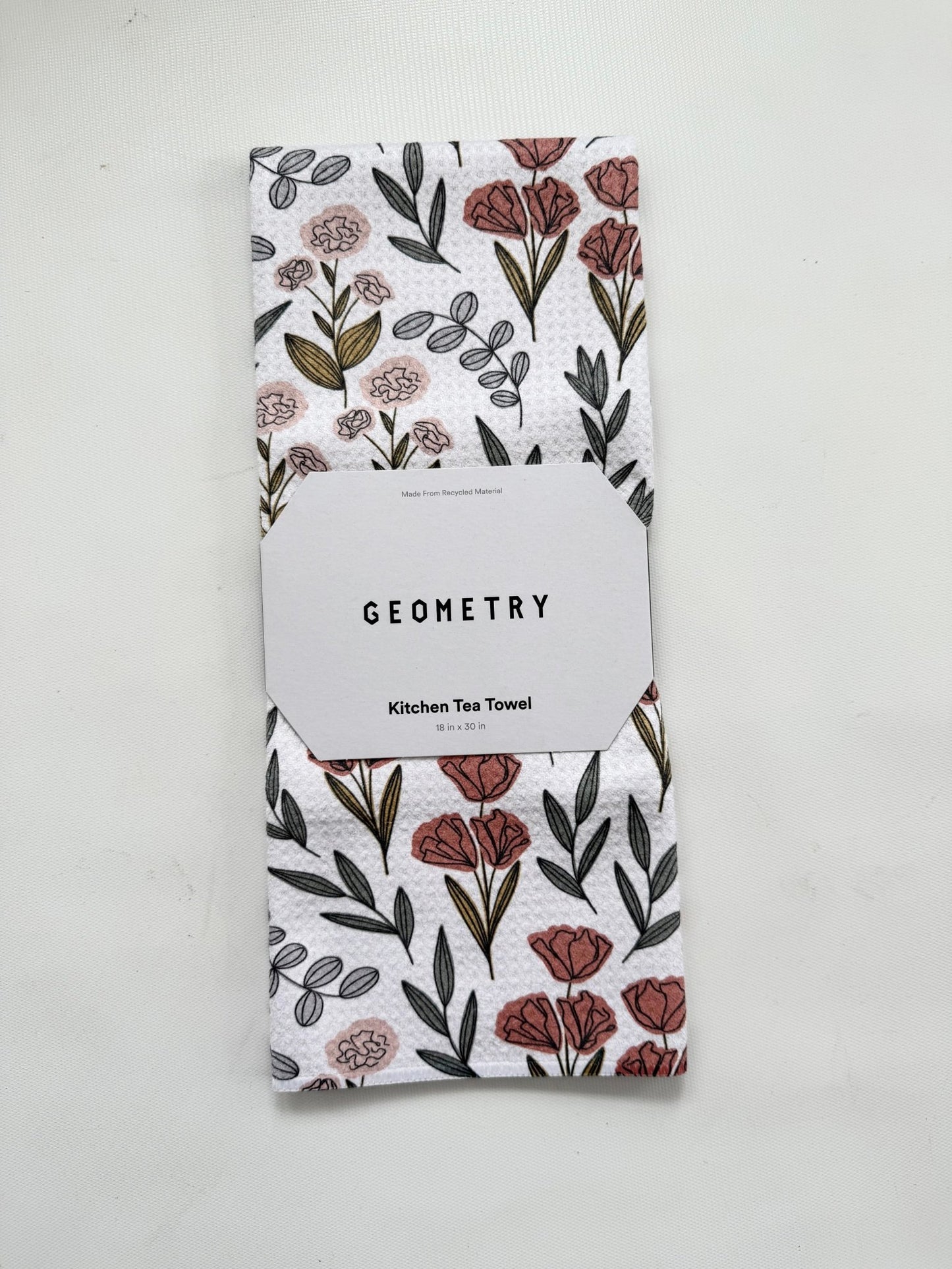 Geometry Tea Towel - Winter - A Bushel & A Peck