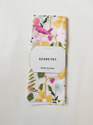 Geometry Towels - Spring - A Bushel & A Peck