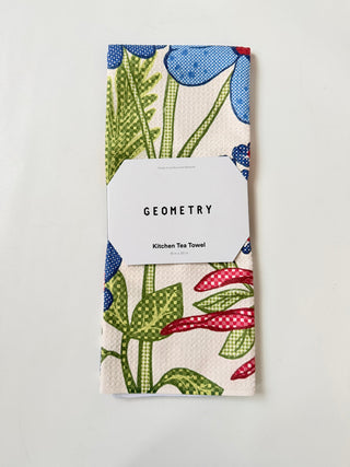 Geometry Towels - Spring - A Bushel & A Peck