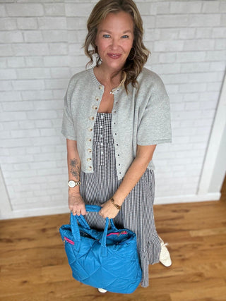 Gingham Midi Dress - A Bushel & A Peck