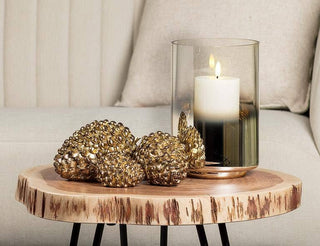 Gold Christmas Pinecone: Medium - A Bushel & A Peck