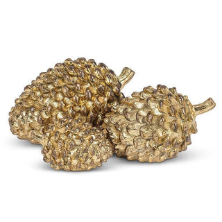 Gold Christmas Pinecone: Small - A Bushel & A Peck