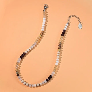 Golden Sand Stone Necklace - A Bushel & A Peck