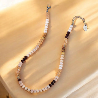 Golden Sand Stone Necklace - A Bushel & A Peck