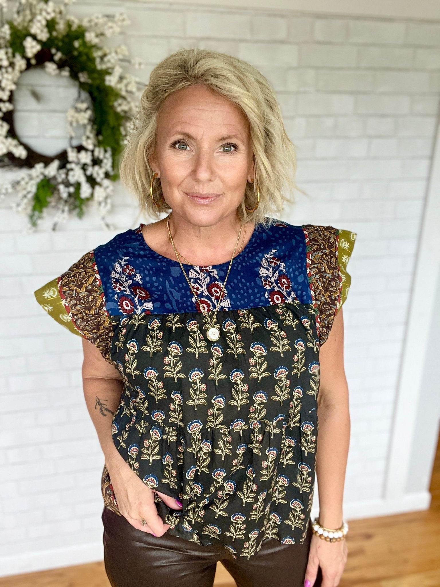 Grady Top - A Bushel & A Peck