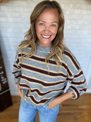 Hadley Stripe Sweater - A Bushel & A Peck