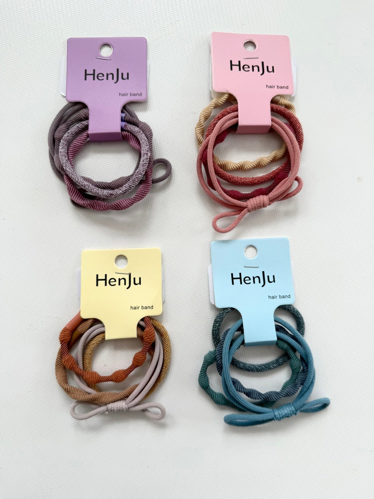 Hair Ties - 4 Pieces - A Bushel & A Peck