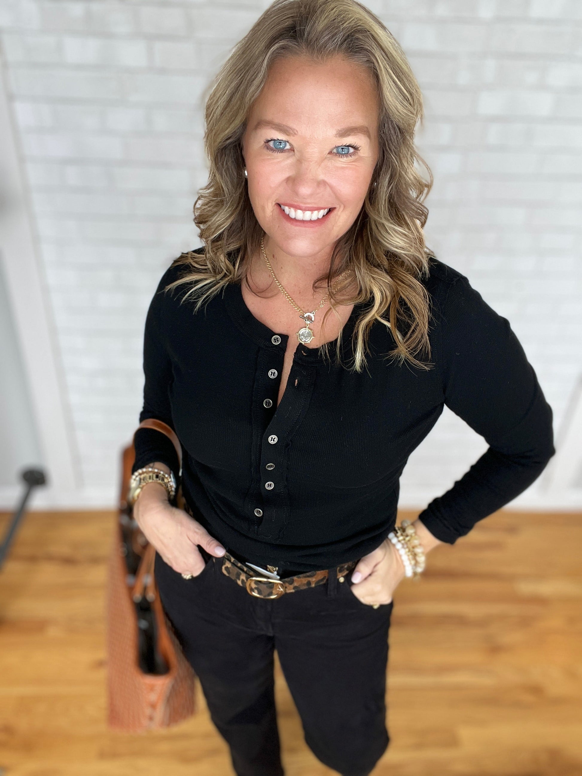 Hattie Top - Black - A Bushel & A Peck