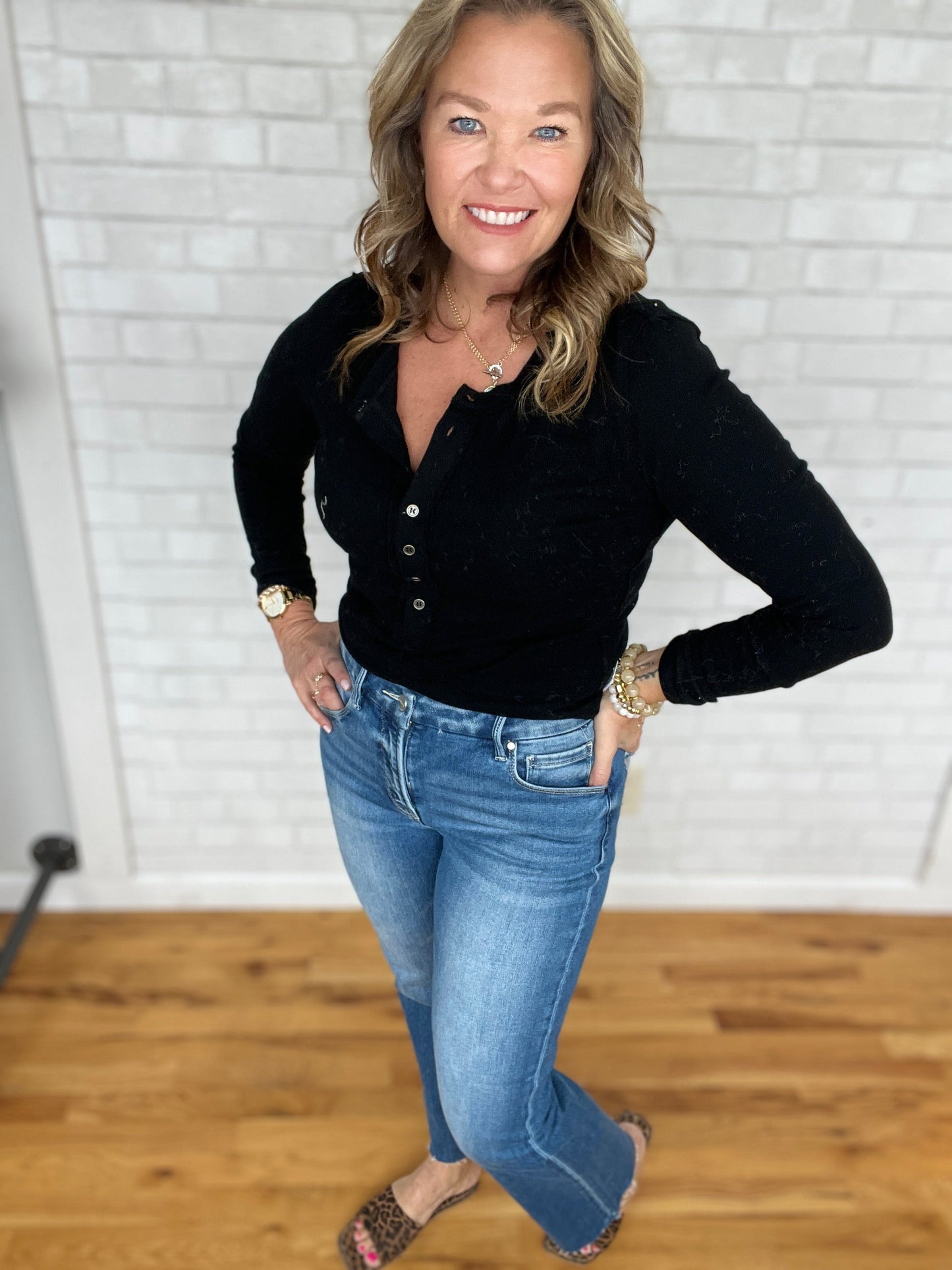 Hattie Top - Black - A Bushel & A Peck