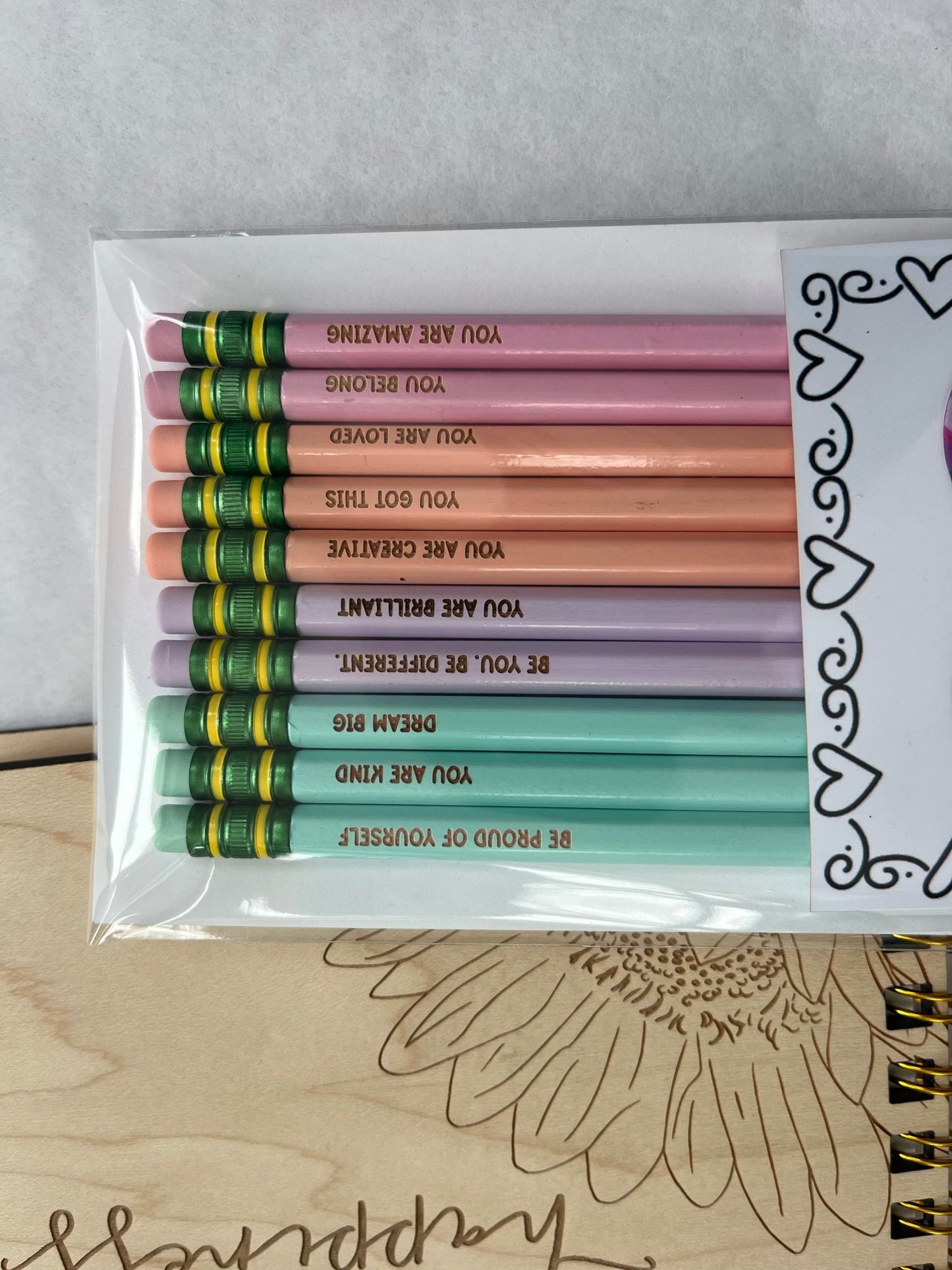 Inspirational Pencils - A Bushel & A Peck