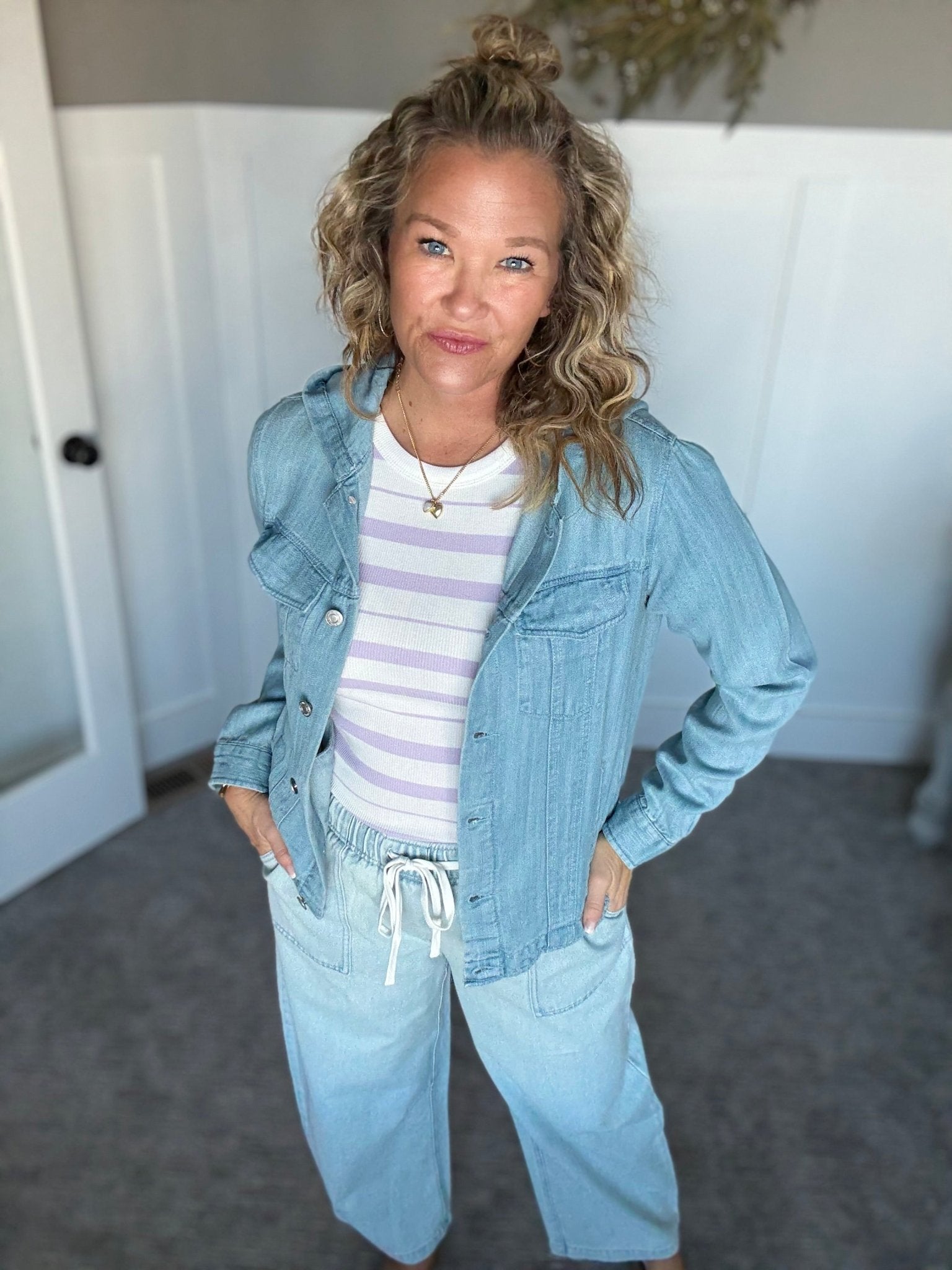 Jackie Hooded Jacket - A Bushel & A Peck