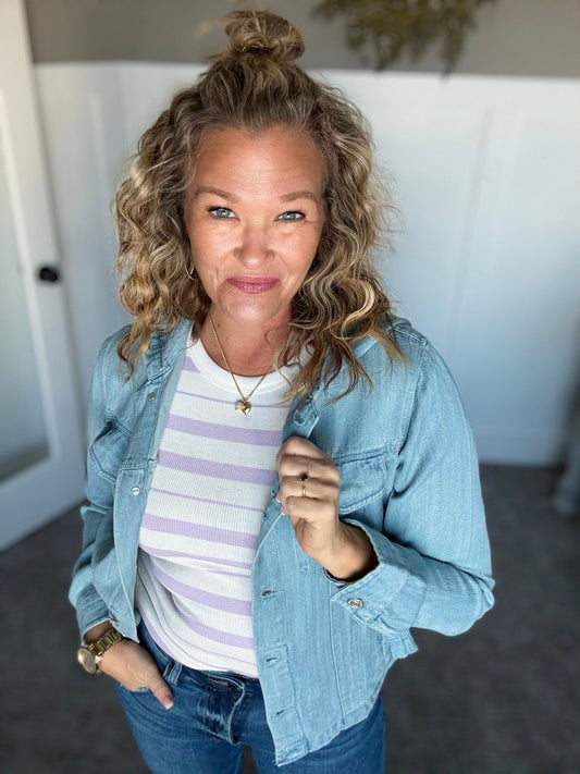 Jackie Hooded Jacket - A Bushel & A Peck