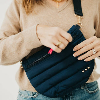 Jolie Puffer Bum Bag: Leopard - A Bushel & A Peck