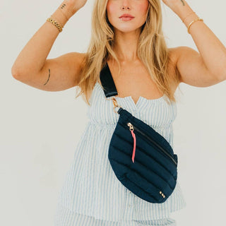Jolie Puffer Bum Bag: Leopard - A Bushel & A Peck
