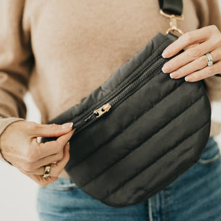 Jolie Puffer Bum Bag: Leopard - A Bushel & A Peck