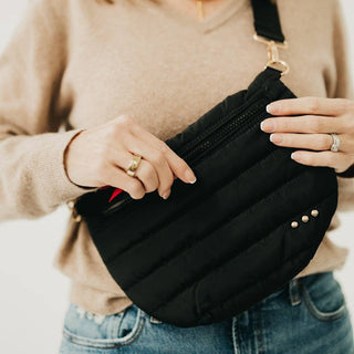 Jolie Puffer Bum Bag: Leopard - A Bushel & A Peck